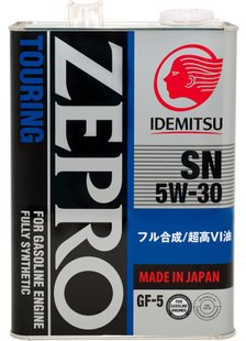 IDEMITSU ZEPRO Touring 5W-30, 4л