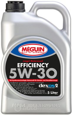 Meguin megol motorenoel Efficiency 5W-30, 5л.