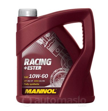 Mannol Racing+Ester 10W-60, 4л.