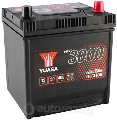 Автомобильный аккумулятор Yuasa SMF Battery Japan 12V 50Ah YBX3108 (0)