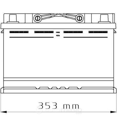 Автомобільний акумулятор BOSCH S5 013 12V 100Ah 830A (0092S50130)