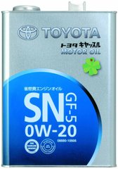 Toyota Motor Oil SN GF-5 0W-20, 4л.