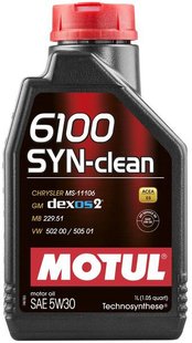 Motul 6100 Syn-clean 5W-30, 1л.