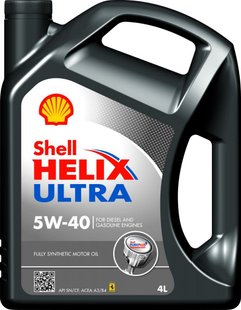 SHELL Helix Ultra 5W-40, 4л.