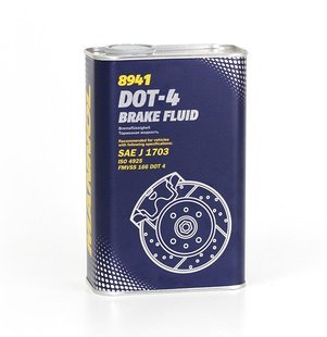 Mannol Brake Fluid DOT-4, 1л.