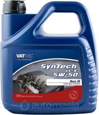 VatOil Syntech LL-X 5W-50, 4л.