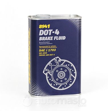 Mannol Brake Fluid DOT-4, 1л.