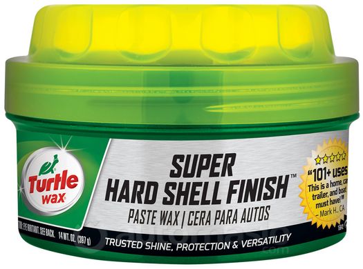 Полироль супер твердый воск Turtle Wax SUPER HARD SHELL SHINE PASPE KIT, 397 г (53190)