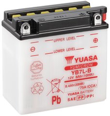Мото аккумулятор Yuasa МОТО YuMicron Battery 12V 8,4Ah YB7L-B (сухозаряженный)