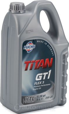FUCHS TITAN GT 1 Flex 5 SAE 0W-20 5л