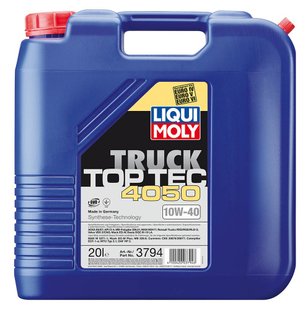 Liqui Moly Top Tec Truck 4050 10W-40, 20л.