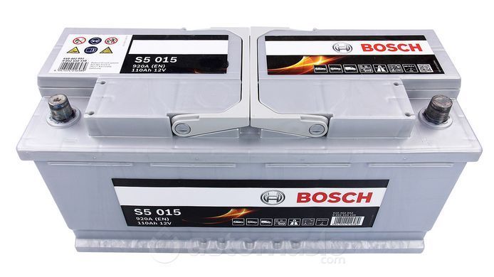 Автомобільний акумулятор BOSCH S5 015 12V 110Ah 920A (0092S50150)
