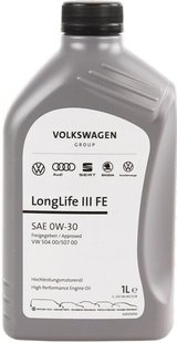 VAG Longlife III FE (504 00/507 00) 0W-30, 1л.