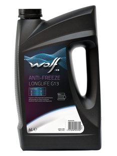 Антифриз-концентрат WOLF ANTI-FREEZE LONGLIFE G13, 4л