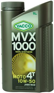 Yacco MVX 1000 4T 10W-50, 1л.