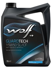 WOLF GUARDTECH 15W-50 SL/CF, 5л