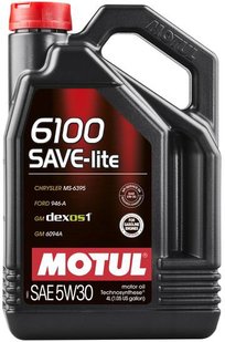 Motul 6100 Save-lite 5W-30, 4л.