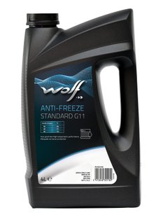 Антифриз-концентрат WOLF ANTI-FREEZE STANDARD G11, 4л