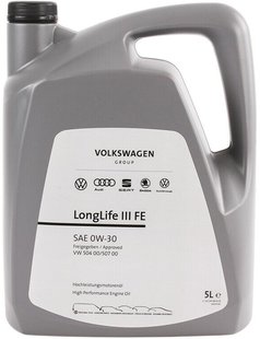 VAG Longlife III FE (504 00/507 00) 0W-30, 5л.