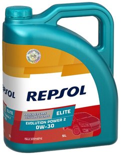 REPSOL ELITE EVOLUTION POWER 2 0W30, 5л