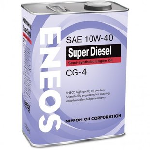 ENEOS SUPER DIESEL CG-4 10W-40, 4л.