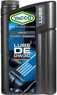 Yacco LUBE DE 0W-30, 2л.