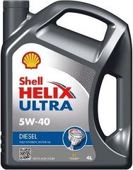 SHELL Helix Ultra Diesel 5W-40, 4л.