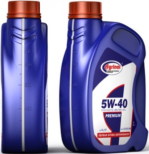 Агринол Premium 5W-40 SL/CF, 1л.