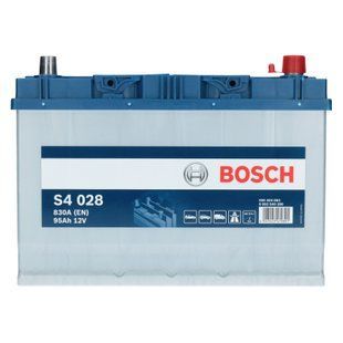 Автомобільний акумулятор BOSCH S4 028 12V 95Ah 830A (0092S40280)