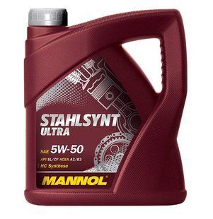 Mannol Stahlsynt Ultra 5W-50, 4л.
