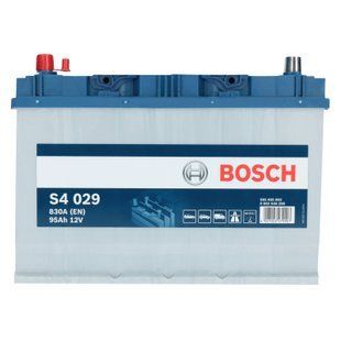 Автомобільний акумулятор BOSCH S4 029 12V 95Ah 830A (0092S40290)