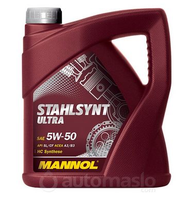 Mannol Stahlsynt Ultra 5W-50, 4л.