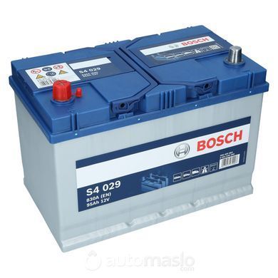 Автомобільний акумулятор BOSCH S4 029 12V 95Ah 830A (0092S40290)