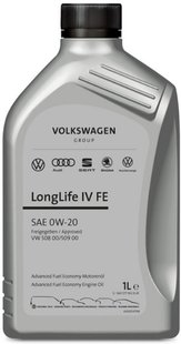 VAG Longlife IV FE (508 00/509 00) 0W-20, 1л.