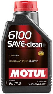 Motul 6100 Save-clean+ 5W-30, 1л.