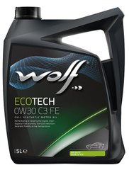 WOLF ECOTECH 0W-30 С3 FE, 5л