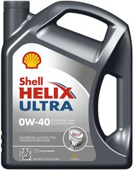 SHELL Helix Ultra 0W-40, 4л.