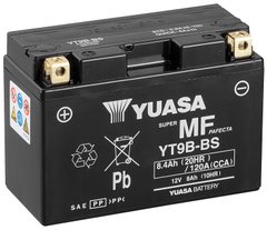 Мото аккумулятор Yuasa МОТО MF VRLA Battery AGM 12V 8Ah YT9B-BS (сухозаряженный)