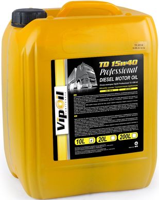 VipOil Professional TD 15W-40, 10л.