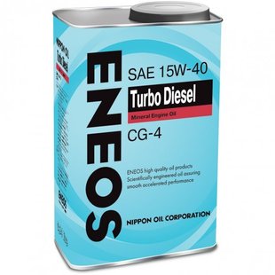 ENEOS TURBO DIESEL CG-4 15W-40, 1л.