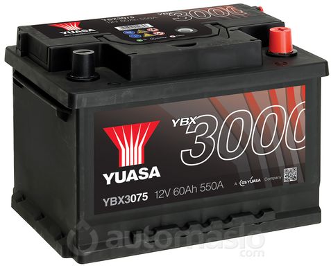 Автомобильный аккумулятор Yuasa SMF Battery 12V 60Ah YBX3075 (0)