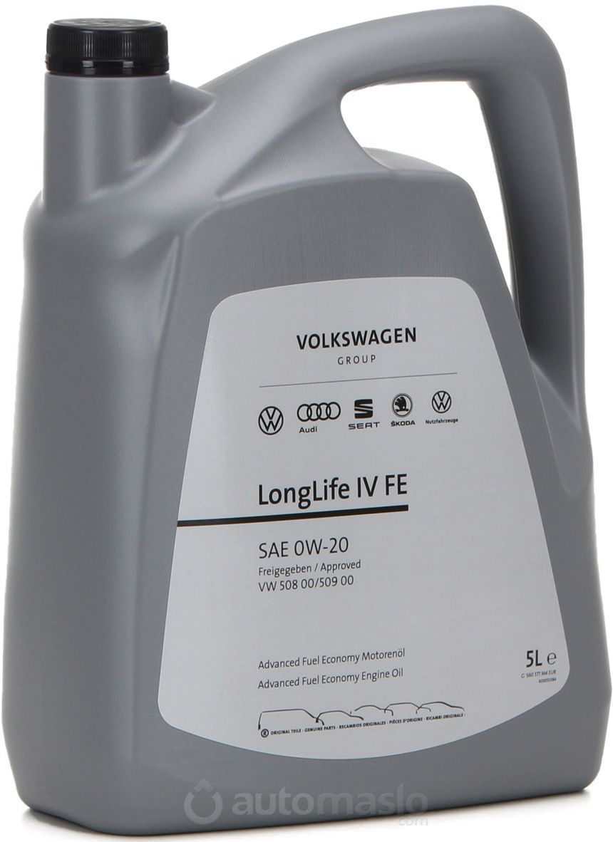 ノム 4L 95cm VAG Longlife IV FE (508 00/509 00) 0W-20 - купить моторное масло и