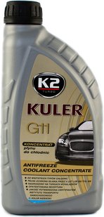 Антифриз-концентрат K2 KULER G11 синий, 1л T211N