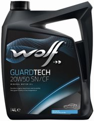 WOLF GUARDTECH 20W-50 SN/CF, 4л