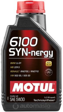 Motul 6100 Syn-nergy 5W-30, 1л.