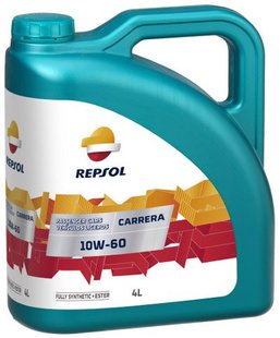 REPSOL CARRERA 10W-60, 4л