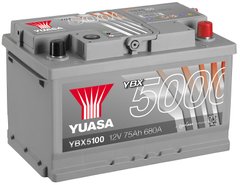Автомобильный аккумулятор Yuasa Silver High Performance Battery 12V 75Ah YBX5100 (0)