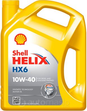 SHELL Helix HX6 10W-40, 5л.