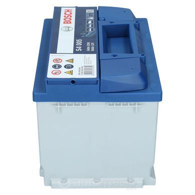 Автомобільний акумулятор BOSCH S4 005 12V 60Ah 540A (0092S40050)