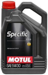 Motul Specific 229.51 5W-30, 5л.